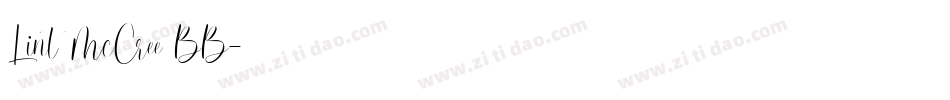 Lint McCree BB字体转换